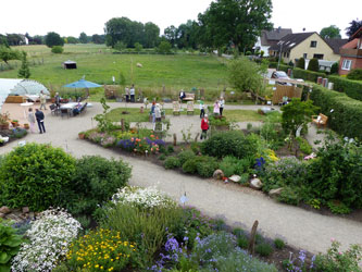 Der Garten am Tag der Eröffnung